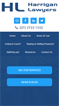 Mobile Screenshot of harriganlawyers.com.au